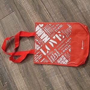 Lululemon reusable small tote new red